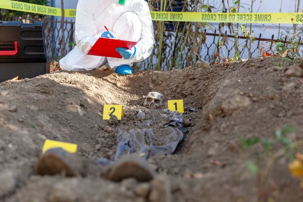 Crime Scene Investigation Forensic Science Specialist Work — Stock Photo, Image
