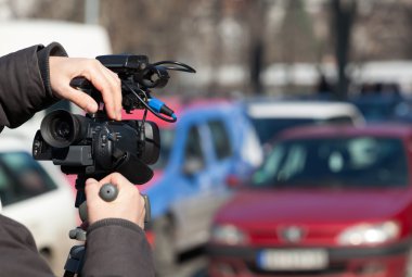 Bir trafik sıkışıklığı filme