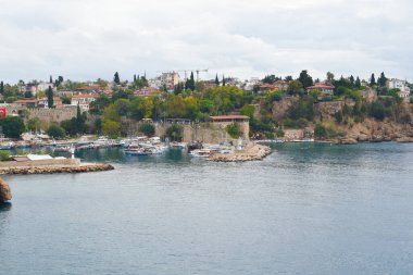 Tropik gevşeme manzarası. Hindili Antalya Oteli.