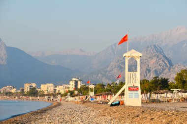 Güneşli Türkiye 'de tatil. Güzel Türk manzaraları.