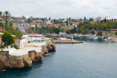 Güneşli Türkiye 'de tatil. Güzel Türk manzaraları.