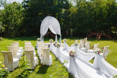 Düğün için güzel süslemeleri