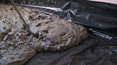 Sıvı monolitik betonla doldurulmuş termal ısınma ve bina yalıtımı için..