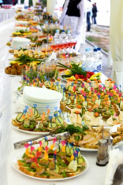 Yemekleri Ziyafet masada