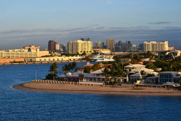 Miami Coast Line. Miami City Landscape