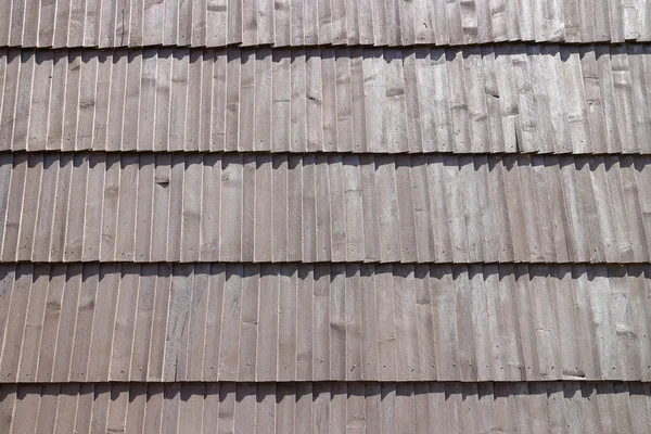 Wooden shingle roof — Stock Photo, Image