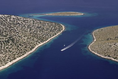 Motorlu tekne Kornati adalar