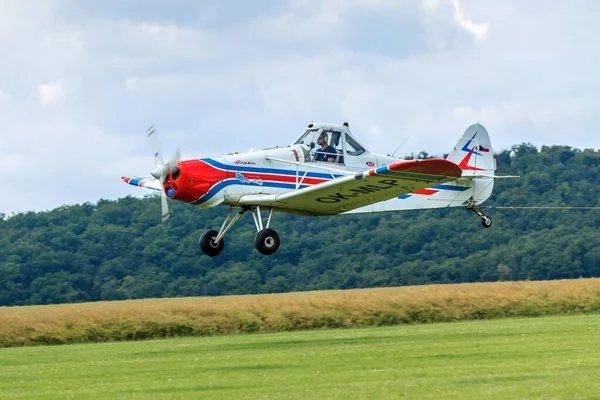 Brno Tjeckien Juli 2021 Piper Pawnee Flygplan Som Används Klubben — Stockfoto