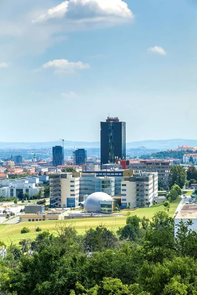 Brno Repubblica Ceca Luglio 2021 Brno University Technology Building Veduta — Foto Stock