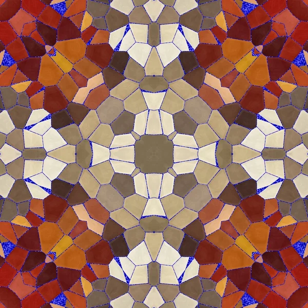 Nahtlose Textur aus abstraktem Stoff. Kaleidoskopische Tapetenfliesen. nahtlose Textur von Glasfliesen. — Stockfoto