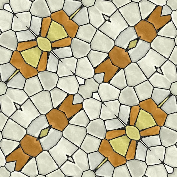 Бесшовная текстура абстрактной ткани. Калейдоскопическая плитка для обоев. Бесшовная текстура стеклянной плитки . — стоковое фото