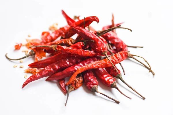 Red Dried Chili Pepper Seed Dried Red Chili Chilli Cayenne — Stockfoto