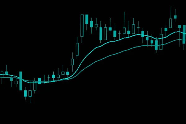 Forex Gráf Üzleti Vagy Stock Graph Chart Piaci Csere Műszaki — Stock Fotó