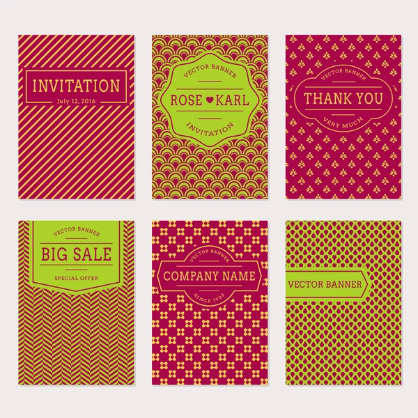 Vector banner set. Royalty Free Stock Illustrations