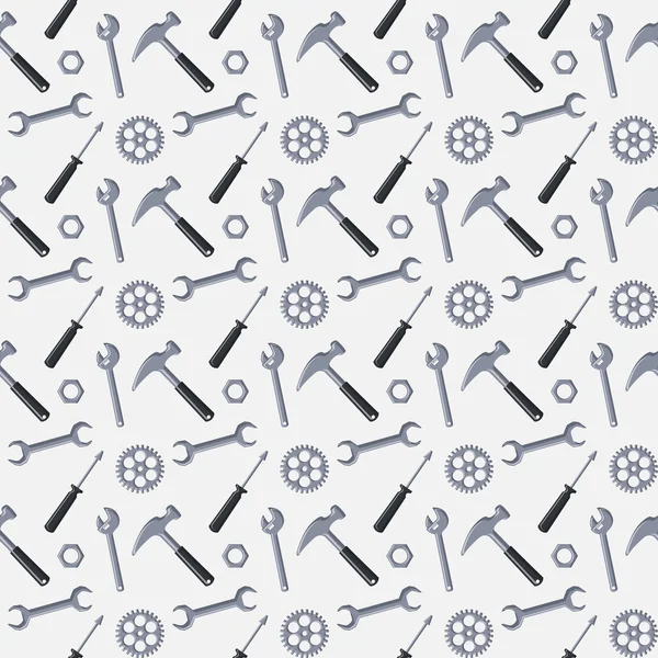Tools seamless pattern — Stock Vector