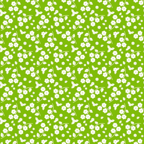 Patrón floral del vector . — Vector de stock