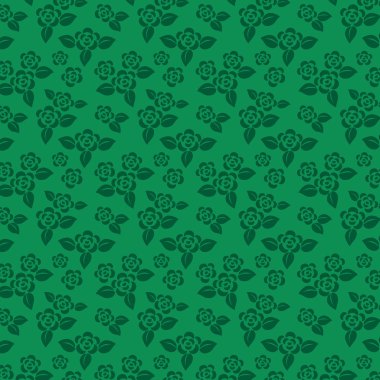 Vector floral arka plan. seamless modeli.