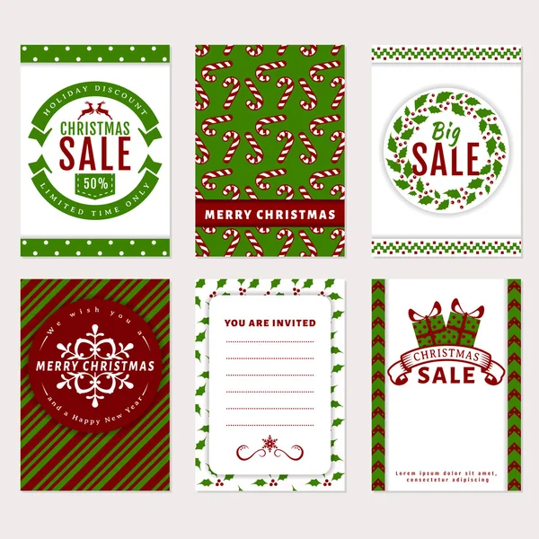 Discount, greeting and invitation cards. — Stock Vector