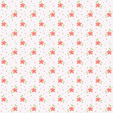 küçük el çekilmiş çiçek desenle.