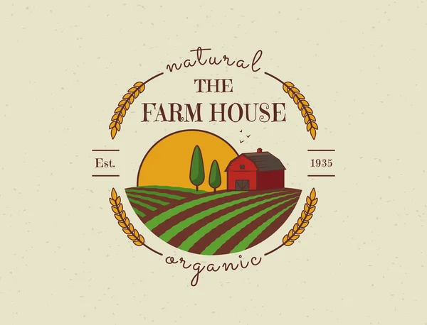 Logo vettoriale di Farm House. — Vettoriale Stock