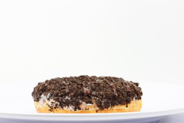 Beyaz üzerine çeşitli çörek
