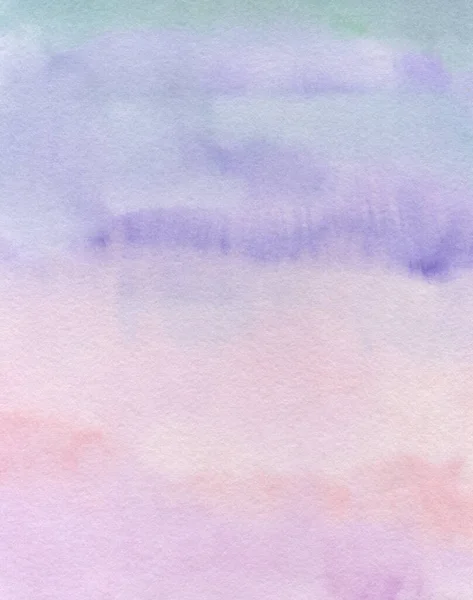 Aquarelle Abstraite Fond Pastel Texture Peinte Main Teintes Violet Aquarelle — Photo