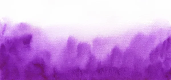 Abstract Watercolor Background Hand Painted Texture Purple Paint Stains Design — Stockfoto