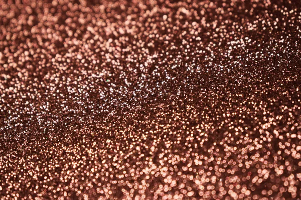 Brillo Bronce Efecto Borroso Círculos Luz Vacaciones Brillantes Crean Partir — Foto de Stock