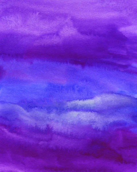 Acuarela Fondo Abstracto Textura Pintada Mano Manchas Azul Púrpura Rosa — Foto de Stock