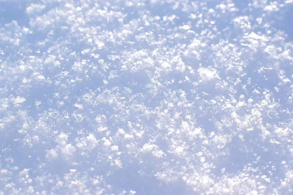 Struttura Della Neve Terreno Innevato Concentrazione Morbida — Foto Stock