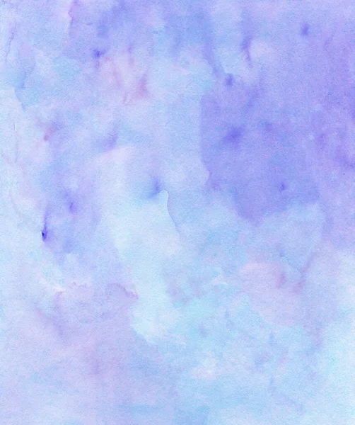 Watercolor Abstract Background Hand Painted Texture Watercolor Purple Blue Stains — Stockfoto