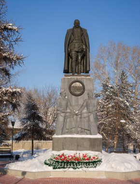 Amiral kolchak Irkutsk içinde Anıtı