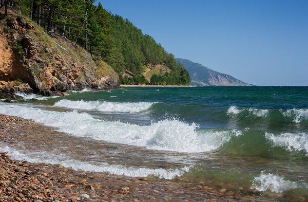 Waves on Lake Baikal