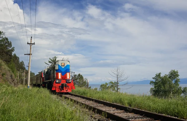 El tren en Circum-Baikal —  Fotos de Stock