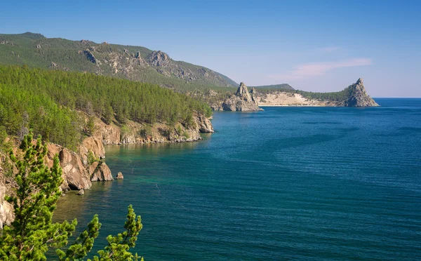 Orilla del lago Baikal — Foto de Stock