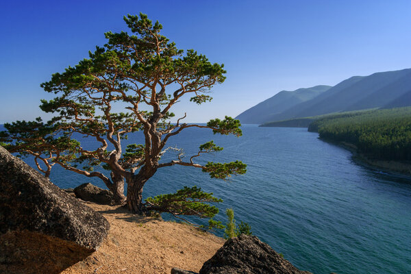 View of Baikal from the cliff