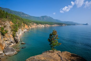 weergave van baikal van de klif