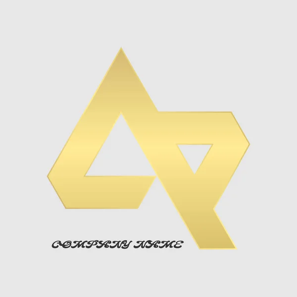 简约风格的Logo Ap商务信函标志设计 — 图库矢量图片