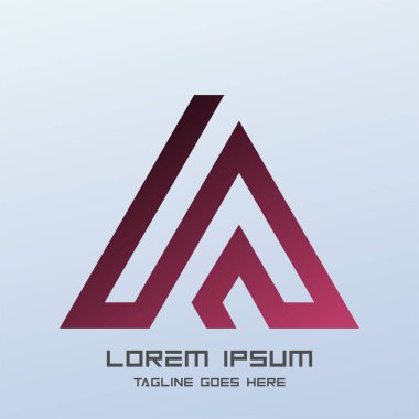 Logo İşletme Harf Logosu Tasarımı Basit Tarzlı