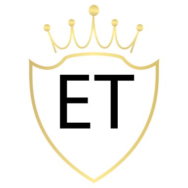 ET Harfi Logo Tasarımı Basit Biçimli