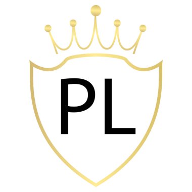 PL Harf Logo Tasarımı Basit Biçimli