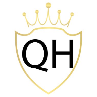 QH Harf Logo Tasarımı Basit Biçimli