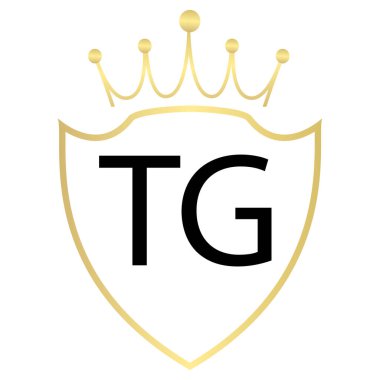 Basit Biçimli TG Harf Logo Tasarımı