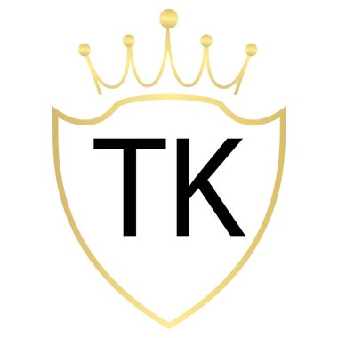 TK Harf Logosu Tasarımı Basit Biçimli