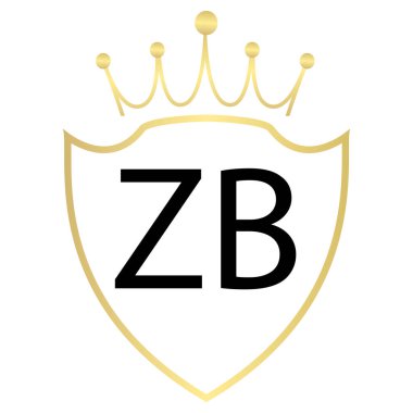 ZB Harf Logo Tasarımı Basit Biçimli