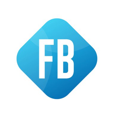 FB Harf Logo Tasarımı Basit Biçimli