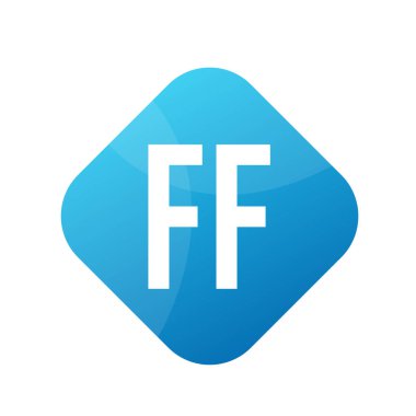 FF Harf Logo Tasarımı Basit Biçimli