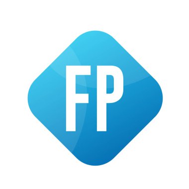 FP Harf Logo Tasarımı Basit Biçimli
