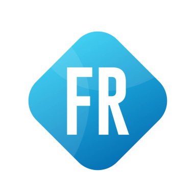 FR Harf Logo Tasarımı Basit Biçimli