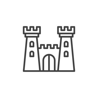 Kale kuleleri satır simgesi